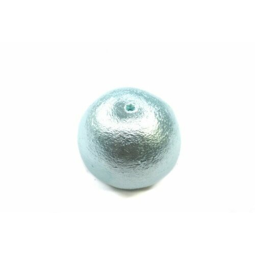 Хлопковый жемчуг Miyuki Cotton Pearl 20мм, цвет Aqua, 744-029, 1шт хлопковый жемчуг miyuki cotton pearl 8мм цвет off white 744 002 1шт