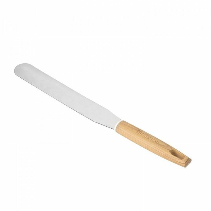 Лопатка для блинов из нержавеющей стали "Kitchentool" L-27см с пластиковой ручкой