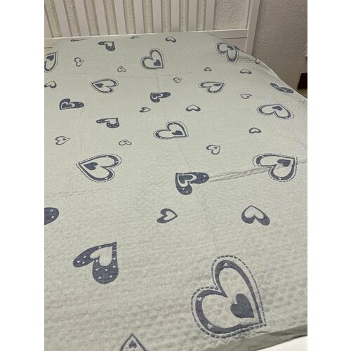 Покрывало на кровать/диван, 1,5-ка/полуторное/полутороспальное, хлопок/хб