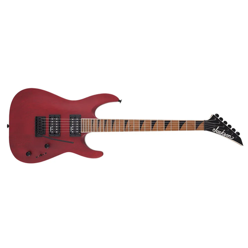 JACKSON / США JACKSON JS24 Dinky DKAM Red Stain jackson pro dk modern ash ht7 bk blu электрогитара цвет синяя древесина