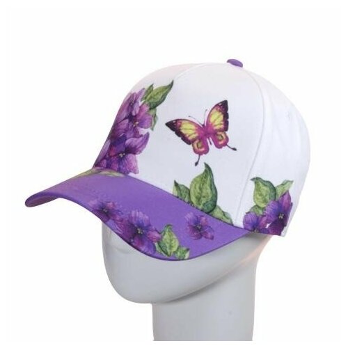 фото Бейсболка , размер 52-54, мультиколор нет бренда