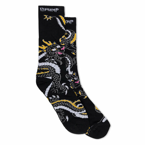 фото Носки ripndip, размер one size, желтый, черный, белый