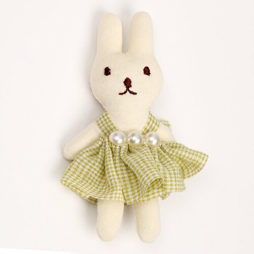 Мягкий магнит «Зайка», 10 см, цвет микс