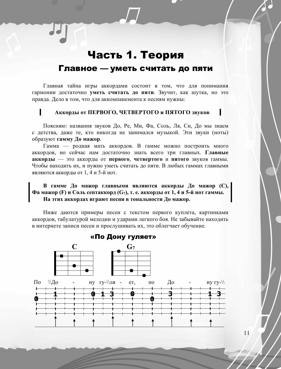 Гитара. Как подбирать песни на слух - фото №11