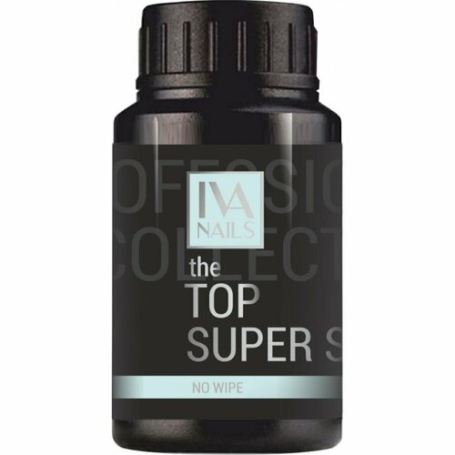 Топ для гель-лака без липкого слоя Top Super Shine IVA NAILS 30 мл