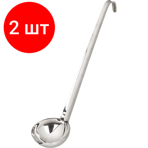 Комплект 2 штук, Половник Metal Craft нерж 0.05л. d-6см h28см, TH-L6