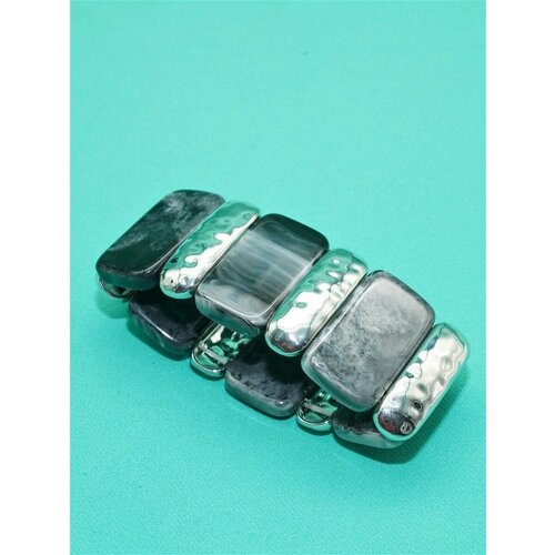 Браслет, черный, серый