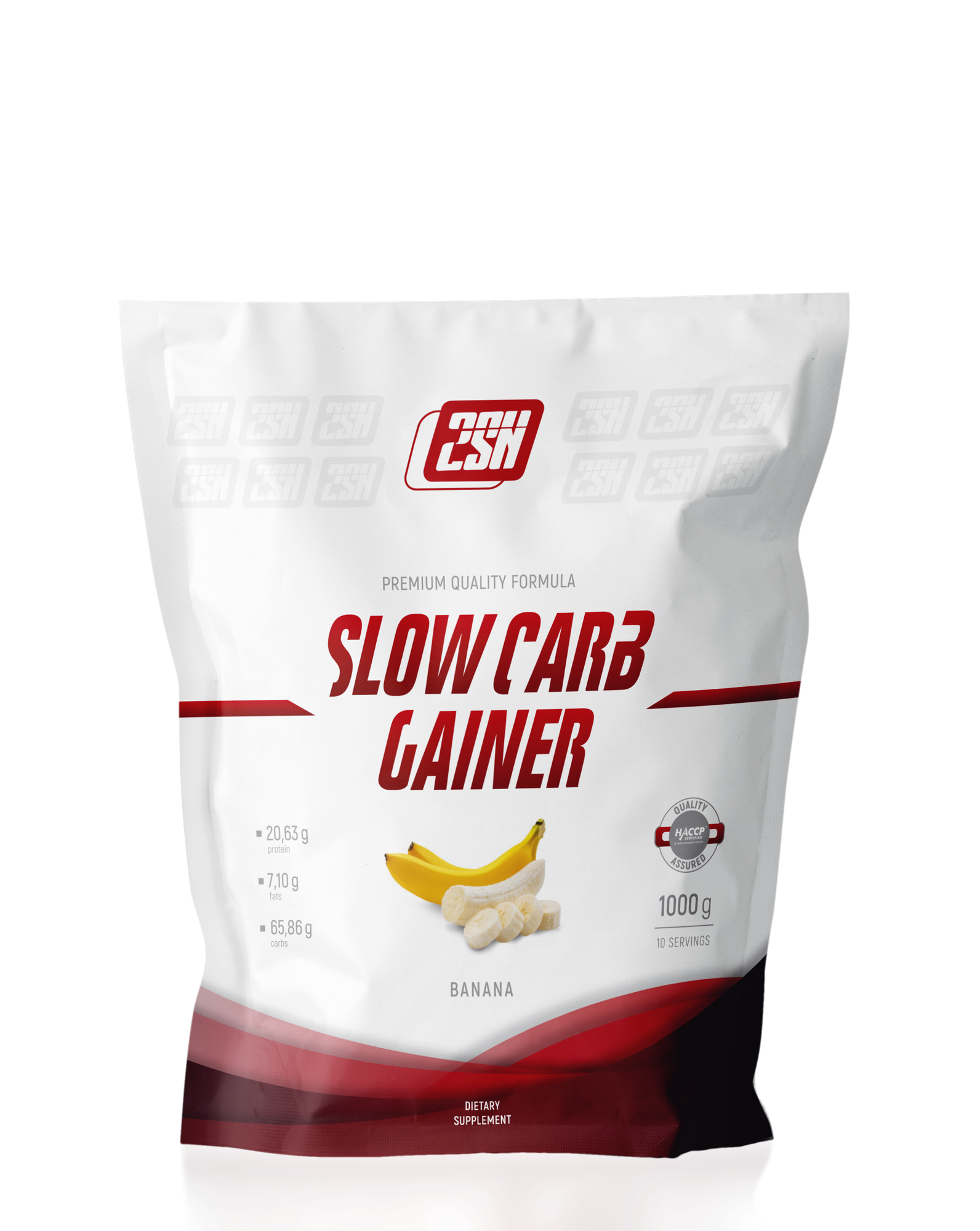 Гейнер 2SN Slow Carb Gainer 1000 г Банан