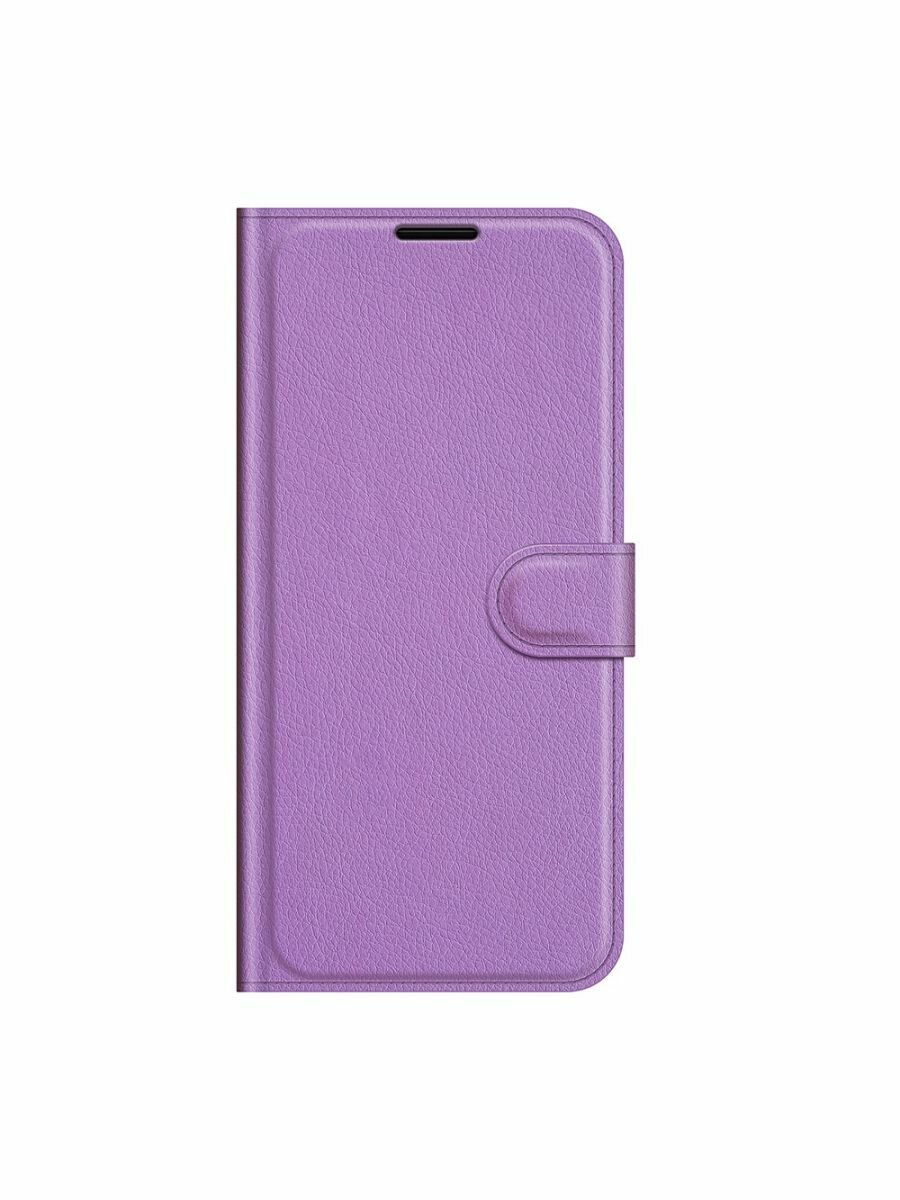 Brodef Wallet Чехол книжка кошелек для Xiaomi Redmi Note 10 Pro фиолетовый