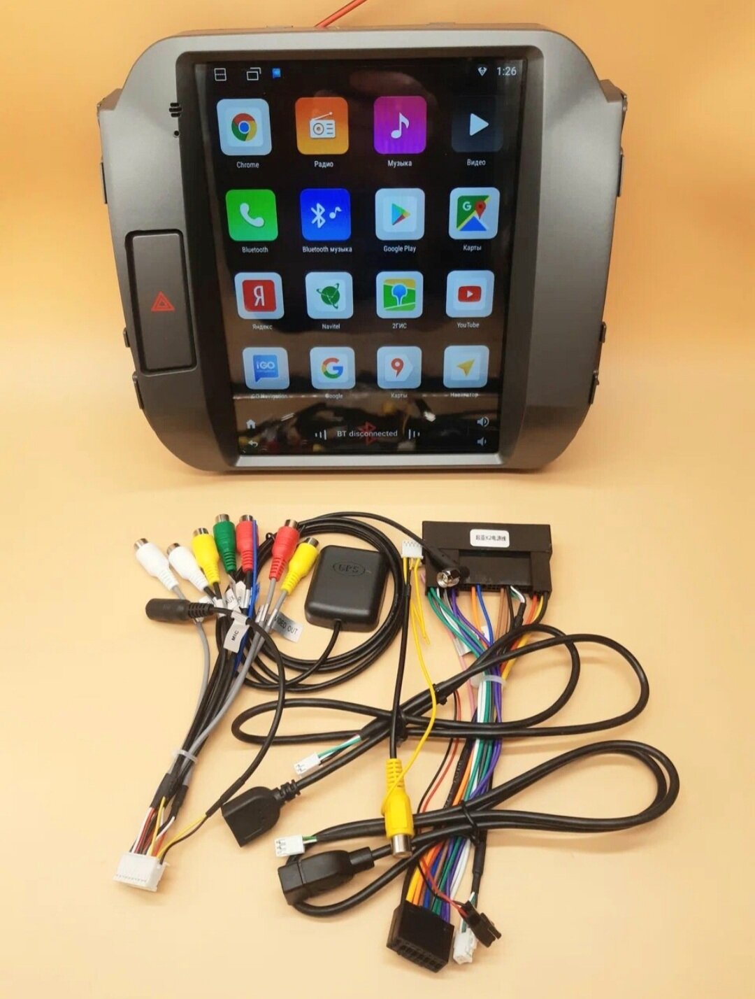 Магнитола Тесла (Tesla) WiFi, GPS, USB, Блютуз, андроид 13 для Киа Спортейдж-3 (Kia Sportage) 2010-2016г