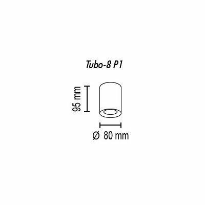 Светильник TopDecor TUBO8 P1 18 - фото №2