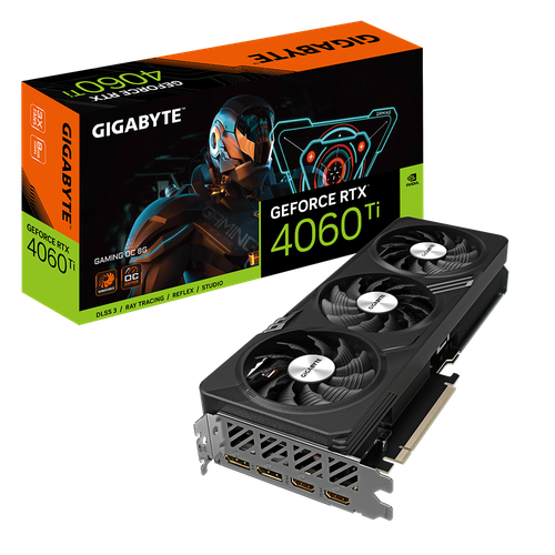 Видеокарта Gigabyte GeForce RTX 4060 Ti GAMING OC 8G GV-N406TGAMING OC-8GD Ret 5433600₽