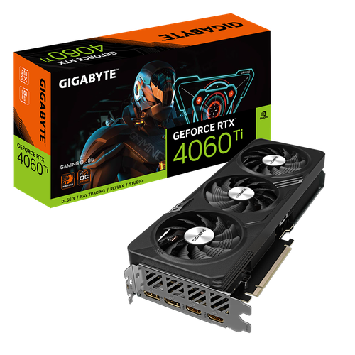 Видеокарта Gigabyte GeForce RTX 4060 Ti GAMING OC 8G (GV-N406TGAMING OC-8GD) Ret