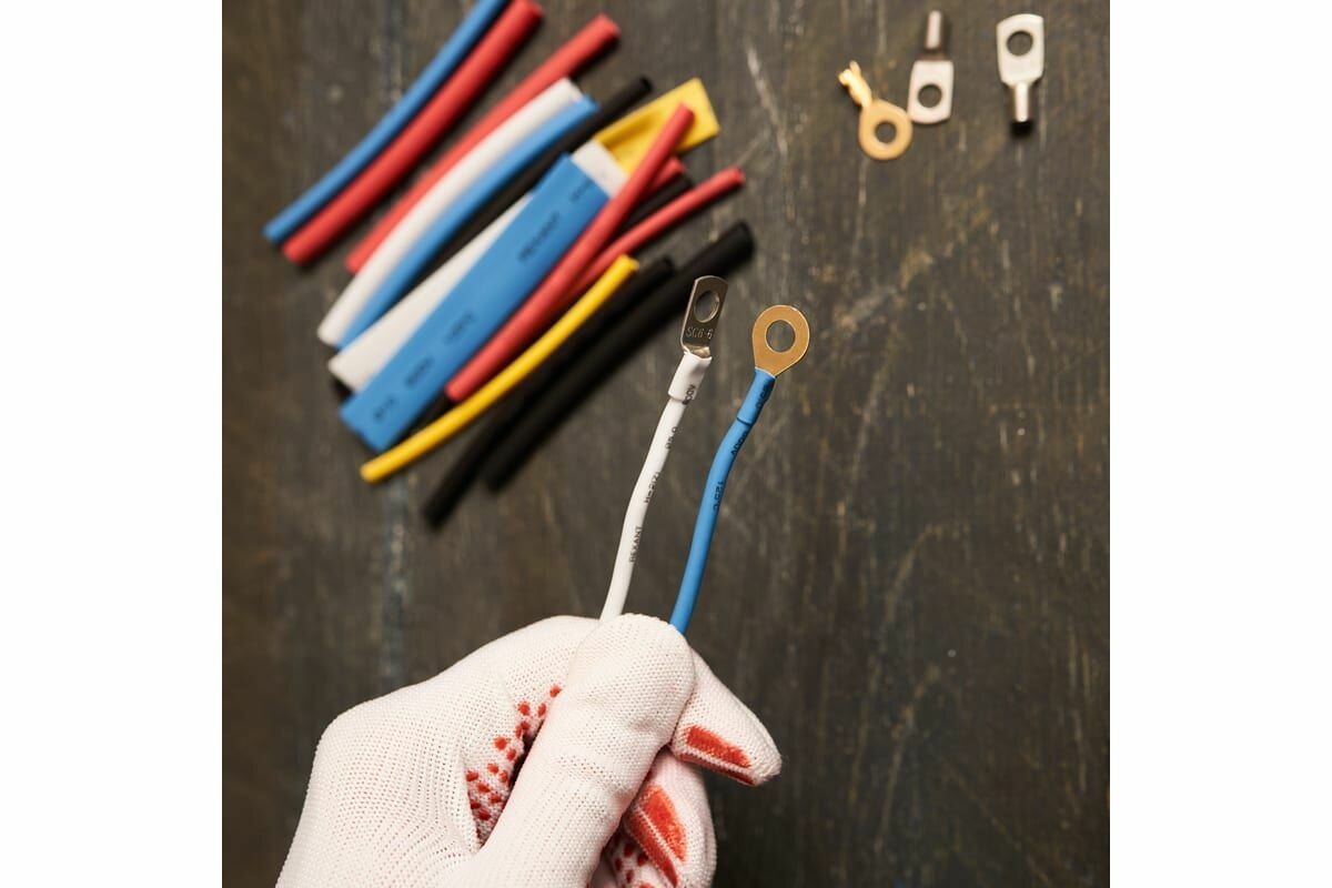 Набор термоусадочных трубок REXANT №2 авто импорт, 1набор(19шт) — фото 1