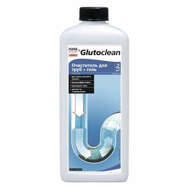 Очиститель для труб Glutoclean, 1 л, 0.6 г - фотография № 12