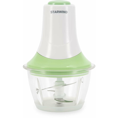 Измельчитель электрический Starwind SCG2011 1л 300Вт белыйбирюзовый 153600₽