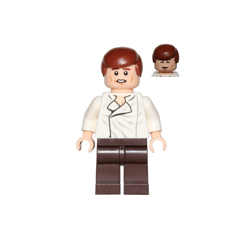 Минифигурка Lego Star Wars Han Solo, Dark Brown Legs sw0714 lego star wars 75088 элитное подразделение коммандос сената 106 дет