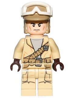 Минифигурка Lego Star Wars Rebel Trooper, Goggles, Dark Tan Helmet sw0688