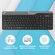 Клавиатура A4Tech Fstyler FBK25 черный беспроводная BT/Radio slim...