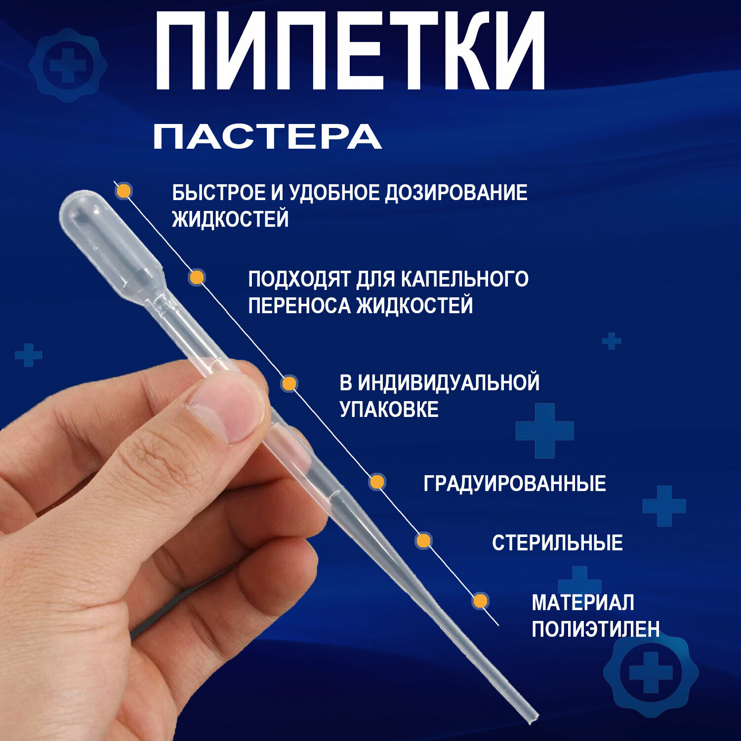 Картинки Пипетка Пастера для переноса жидкости для творчества, для опытов и экспериментов, для рисования, 1мл, 50 штук