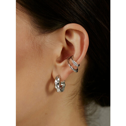 Серьги GLAME, серебряный