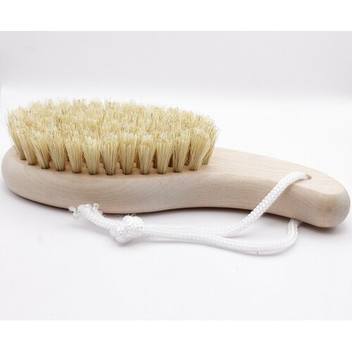 Щетка для тела Для сухого массажа 180 мм Натуральная щетина Россия Гост Эргономичная форма компактный размер