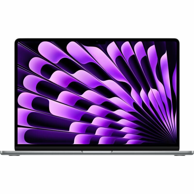 15.3", Ноутбук Apple MacBook Air 15 2023, Apple M2, RAM 8 ГБ, SSD 512 ГБ, Apple M2 10-core, macOS, русская клавиатура, серый космос, MQKQ3RU/A