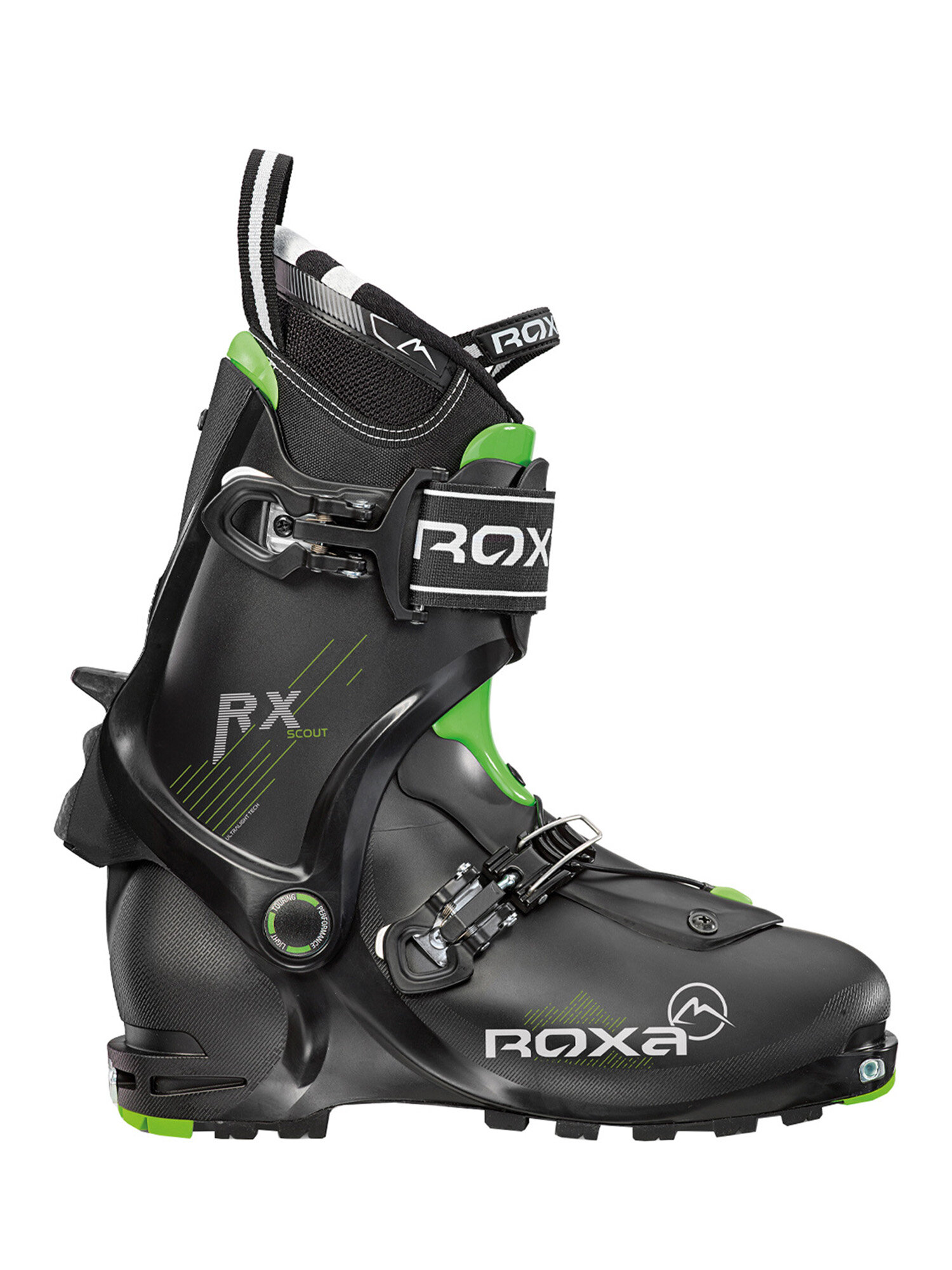 Горнолыжные ботинки ROXA RX Scout Black/Green (см:27,5)