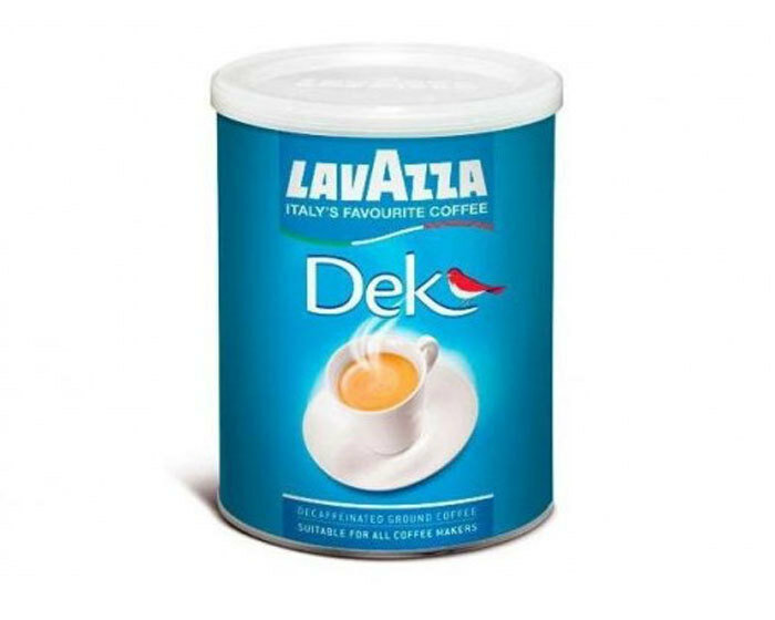 Кофе молотый LavAzza Caffe Decaffeinato, 250 г ж/б (Лавацца)