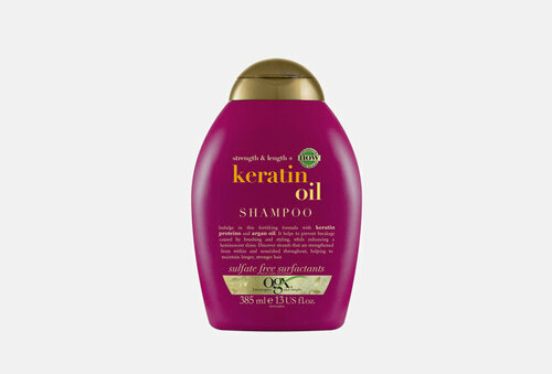 Шампунь для волос с кератиновым маслом против ломкости волос