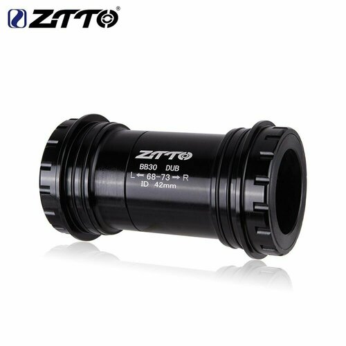 Каретка ZTTO PressFit BB30 DUB 42х68/73, под вал SRAM DUB 28,99 мм, black каретка fsa bb392evo bb30 mtb pf30