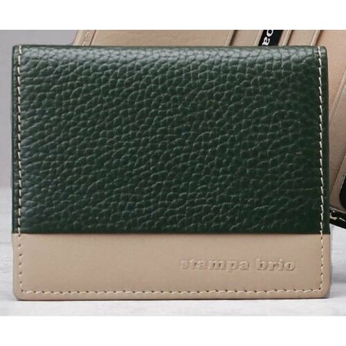 Картхолдер Stampa Brio, зернистая, бежевый, зеленый