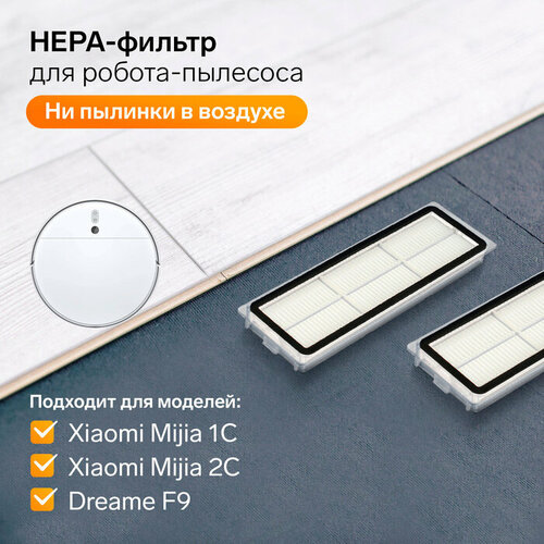 Комплект фильтров для робот-пылесоса Xiaomi Mijia 1C 2С 1Т Dreame F9 1463₽