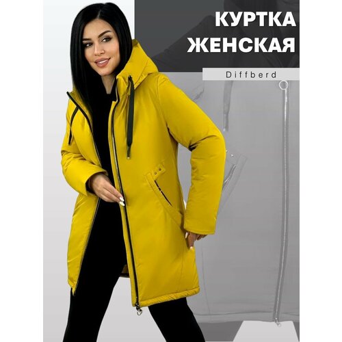 фото Куртка diffberd, размер 50, горчичный