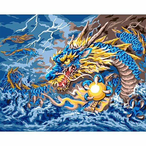 Канва/ткань с рисунком Grafitec серия 11.000 60 см х 50 см 11.883 Сказочный дракон