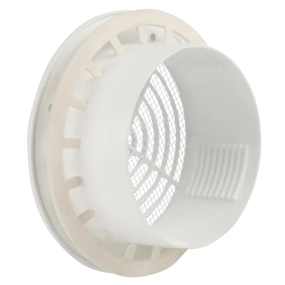 Диффузор вентиляционный Equation D 125 мм пластик цвет белый — фото 1