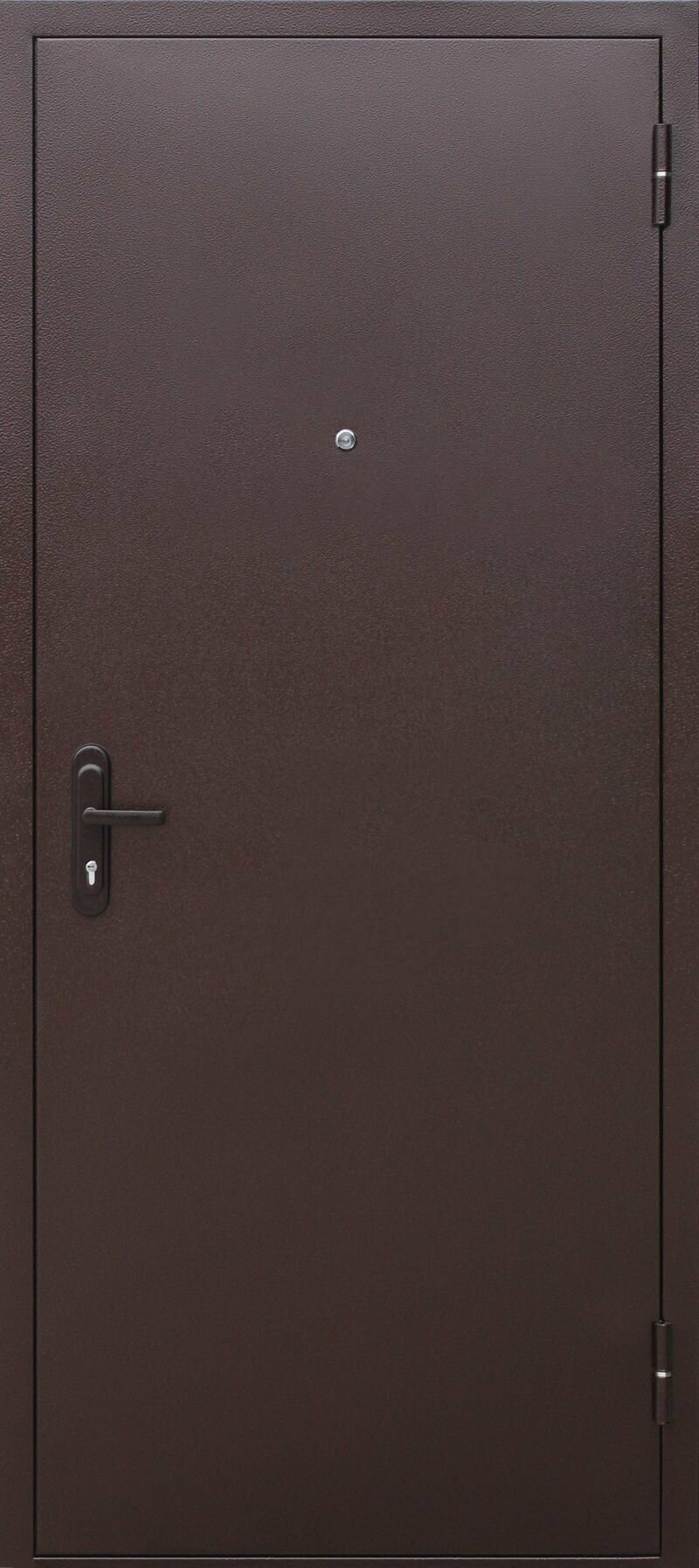 Дверь входная металлическая Foreman Ф-1 2050x960 Левая Антик медь - Орех итальянский УТ-00082081 - фотография № 2