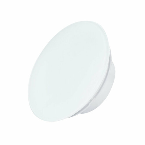 Вытяжной бесшумный вентилятор для ванной Mmotors ММР 100 пластик круг, белый глянцевый, тонкий