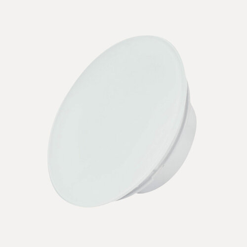 Изображение товара Вытяжной бесшумный вентилятор для ванной Mmotors ММР 100 пластик круг, белый глянцевый, тонкий