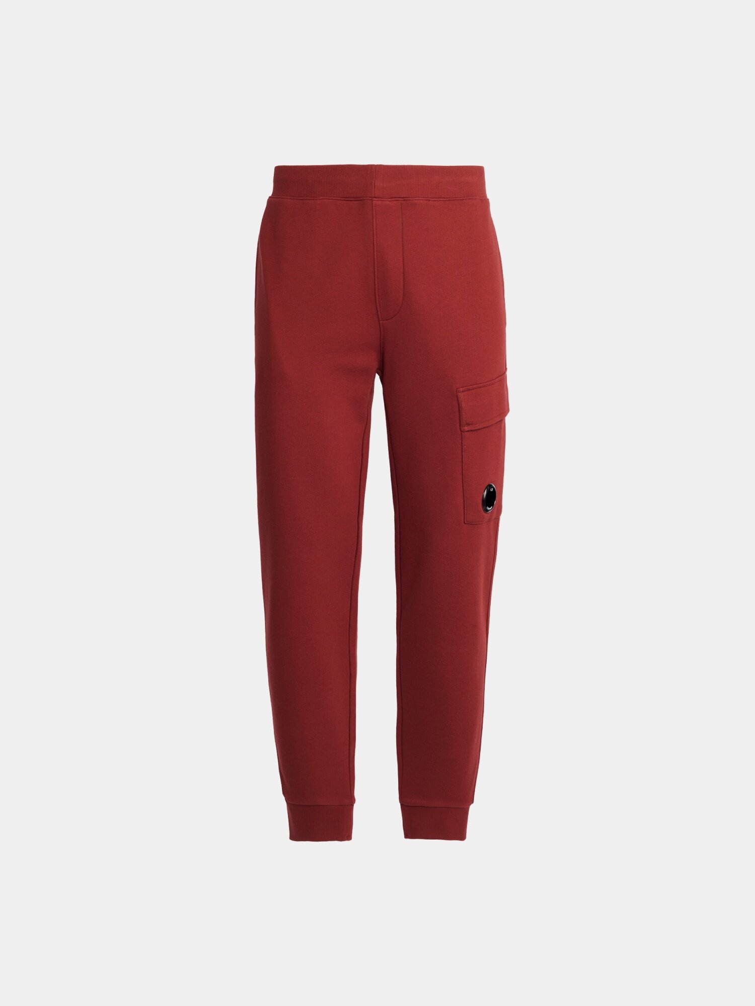 Джоггеры C.P. Company Diagonal Raised Fleece красный 