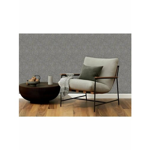 Обои бумажные дуплекс геометрия 53 см графит