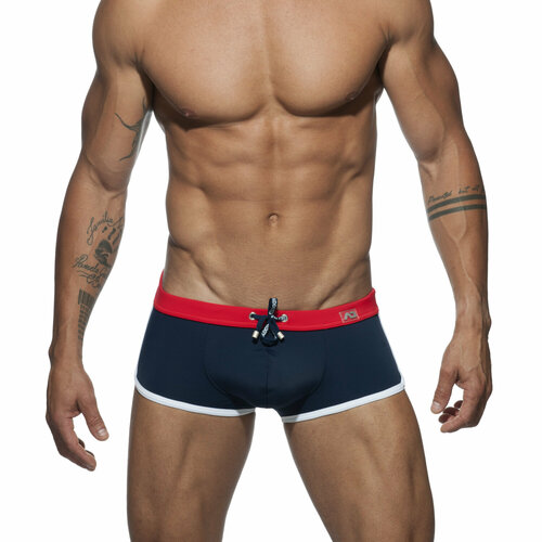 Плавки Addicted Plain Boxer, размер S, синий плавки addicted plain brief размер s черный