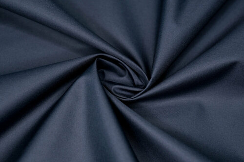 Курточная ткань для шитья Дюспо Dewspo 240 PU Milky, плотность 85 г/м², отрез 2 м х 1,5 м, темно-синяя