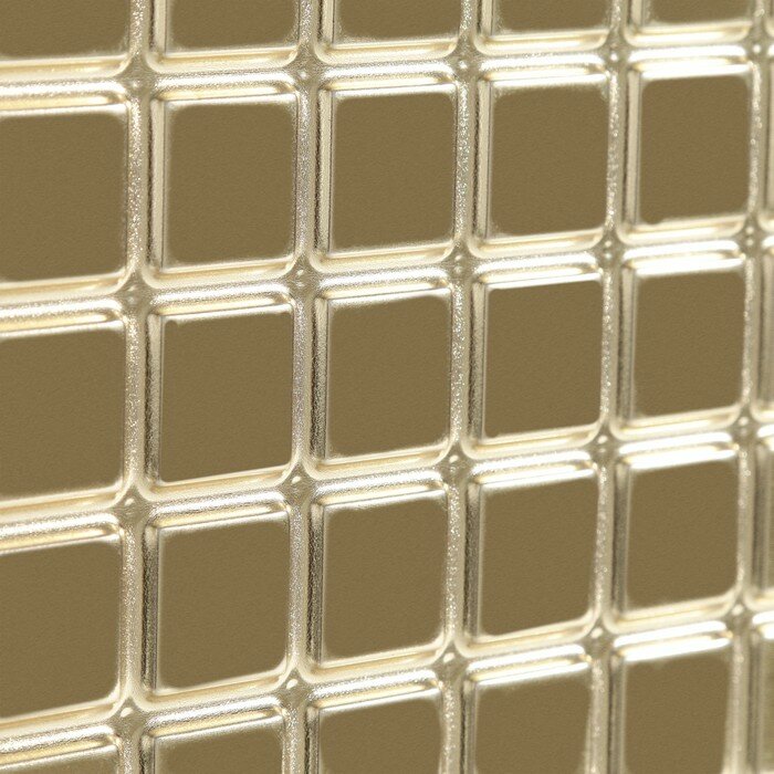 Панель ПВХ Мозаика глянцевый хром 480 х 955 мм 10123435