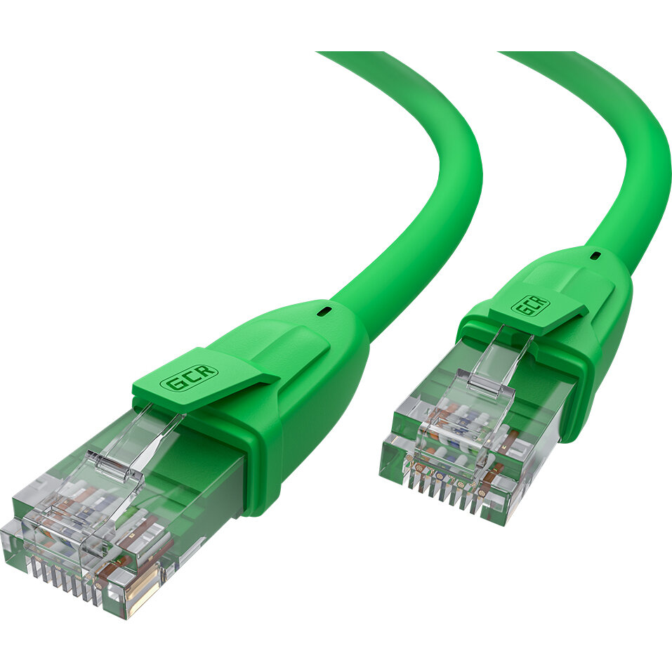 Greenconnect GCR-52391 UTP кат.6, 7.5 м GCR Патч-корд прямой 7.5m UTP кат.6, зеленый, 24 AWG, ethernet high speed, RJ45, T568B, GCR-52391 GCR-52391
