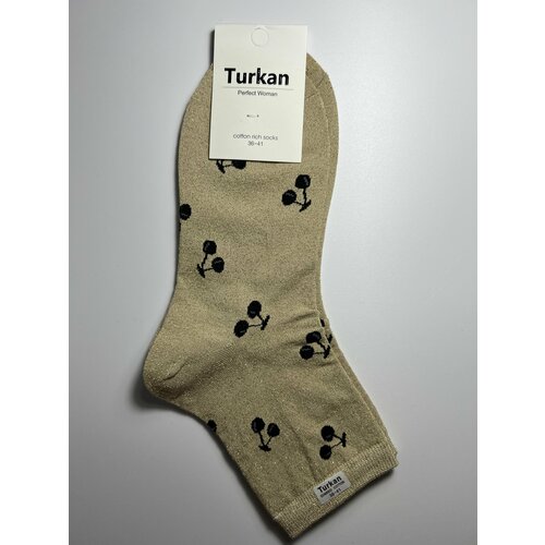 фото Носки , размер 36-41, золотой нет бренда