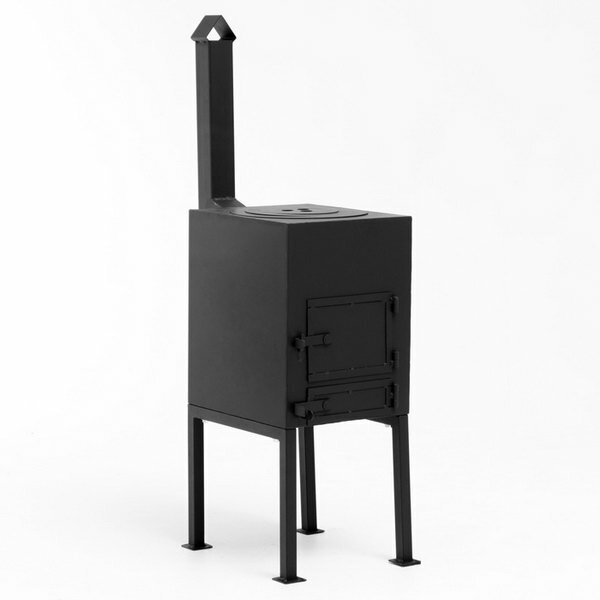 фото Печь универсальная квадратная, 50 x 31 x 135 см