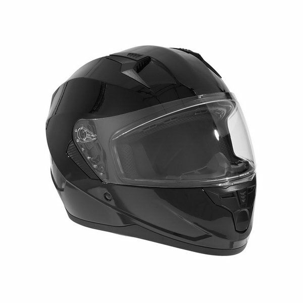 Шлем интеграл с двумя визорами размер XXL модель BLD-M67E черный глянцевый