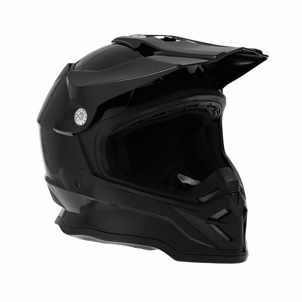 Шлем кроссовый, размер XL, модель - Bld-819-7, черный глянцевый .