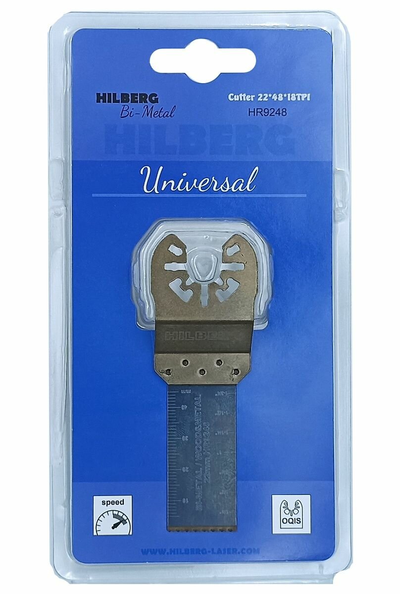 Полотно пильное погружное универсальное Hilberg Bi-M 22*48*18TPI HR9248